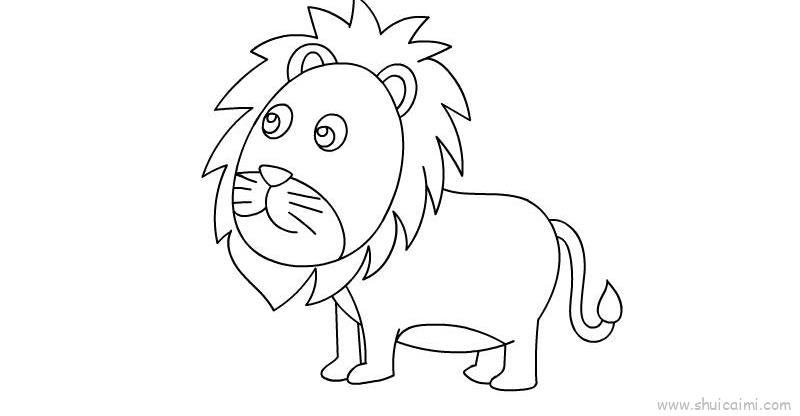 动物儿童画怎么画动物简笔画简单