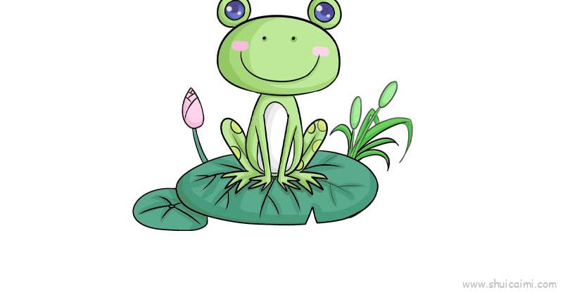 小青蛙儿童画怎么画小青蛙简笔画步骤