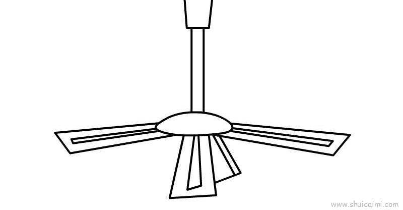 电风扇儿童画怎么画 电风扇简笔画简单