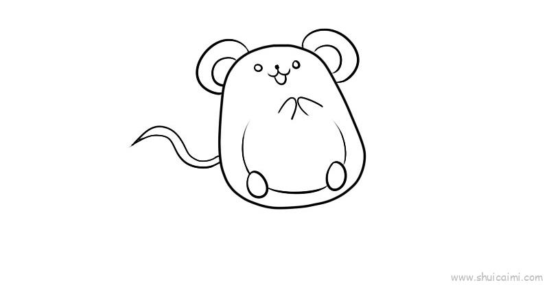 老鼠儿童画怎么画老鼠简笔画图片大全