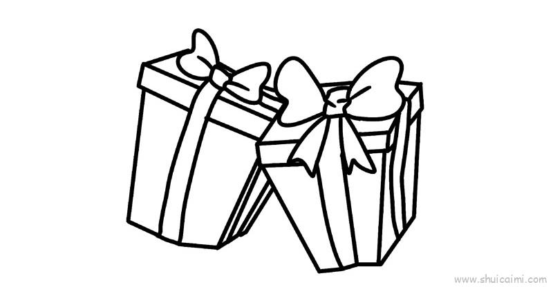 礼物盒儿童画怎么画礼物盒简笔画简单又好看