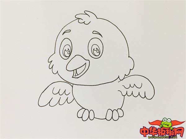 可爱卡通小鸟怎么画可爱卡通小鸟简笔画简单好看带颜色