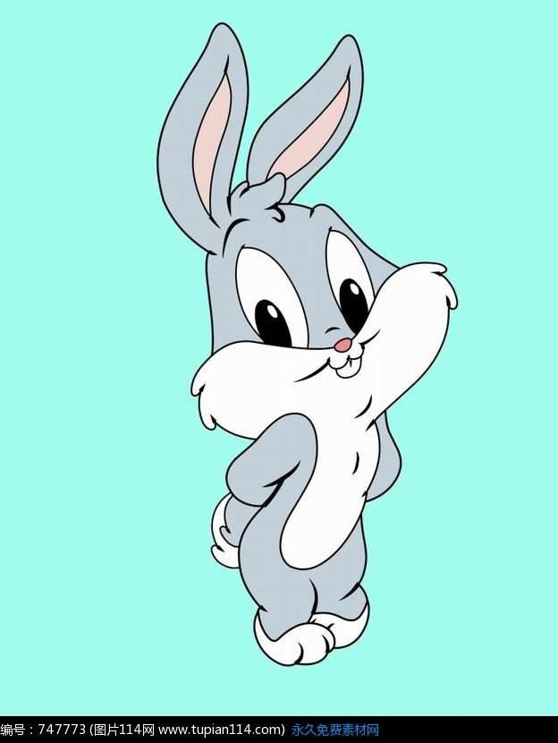 最可爱的兔子卡通画卡通兔子简笔画大全