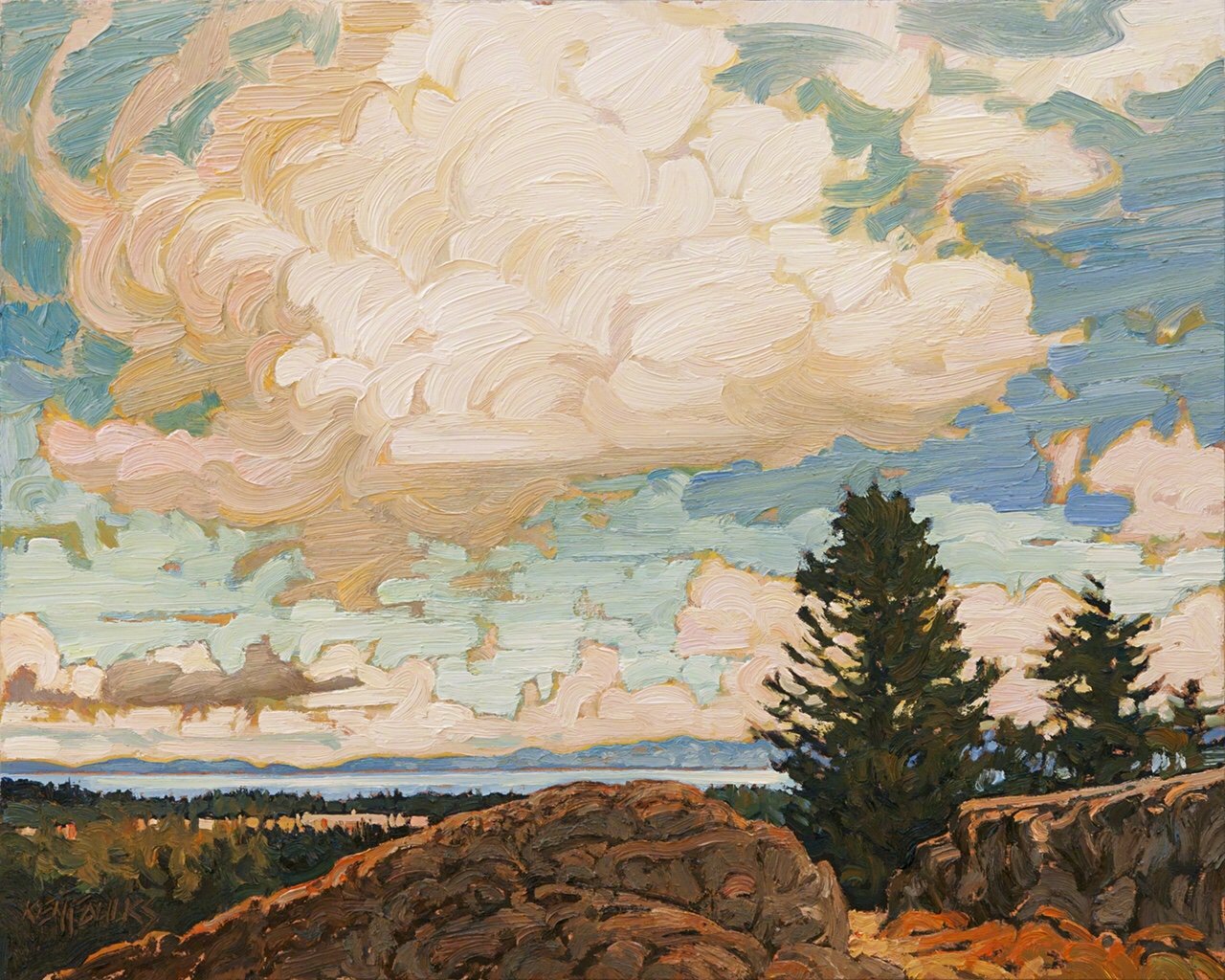 加拿大画家kenfaulks风景油画作品欣赏
