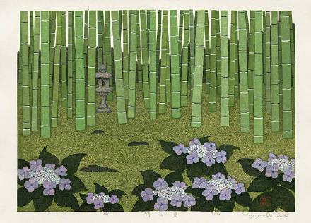 日本艺术家大津一幸的版画作品感受充满生机的大自然- 水彩迷