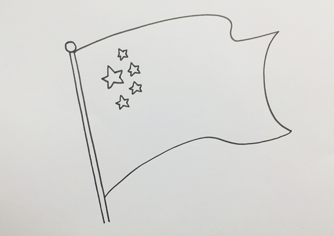 国旗的标准画法图片