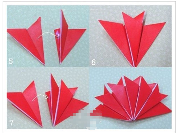 折纸花康乃馨的折法图片