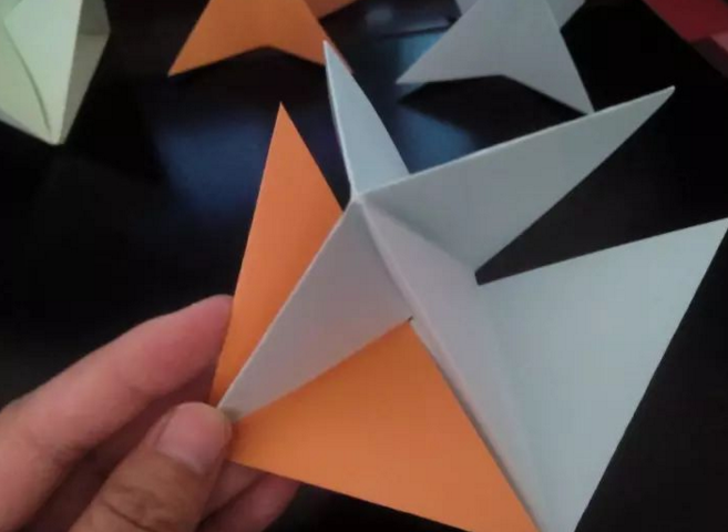 手工折纸星星风铃教程图片