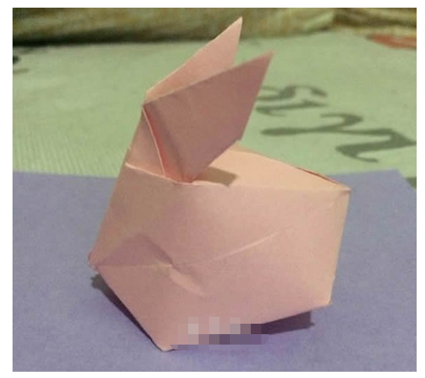 折纸气球兔子图片