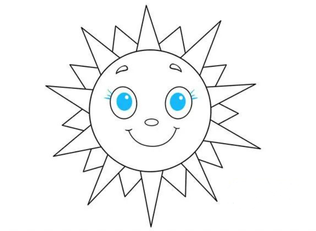 二年级美术课件画太阳图片