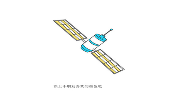 卫星的简笔画怎么画卫星简笔画图片大全