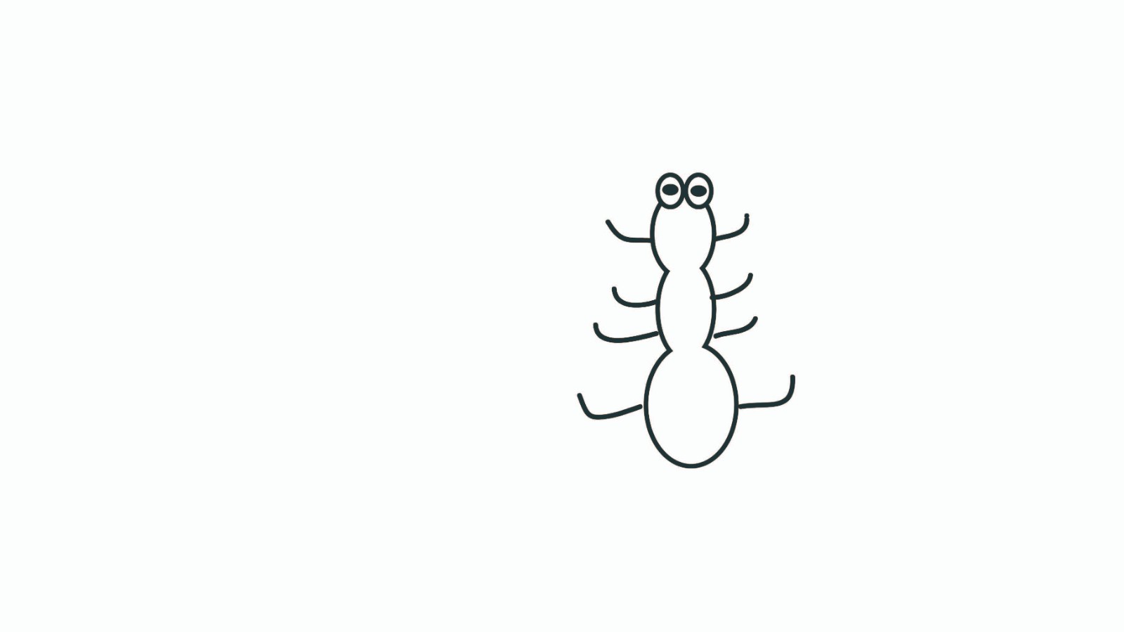 昆虫简单又漂亮简笔画,可爱的小昆虫怎么画 - 伤感说说吧