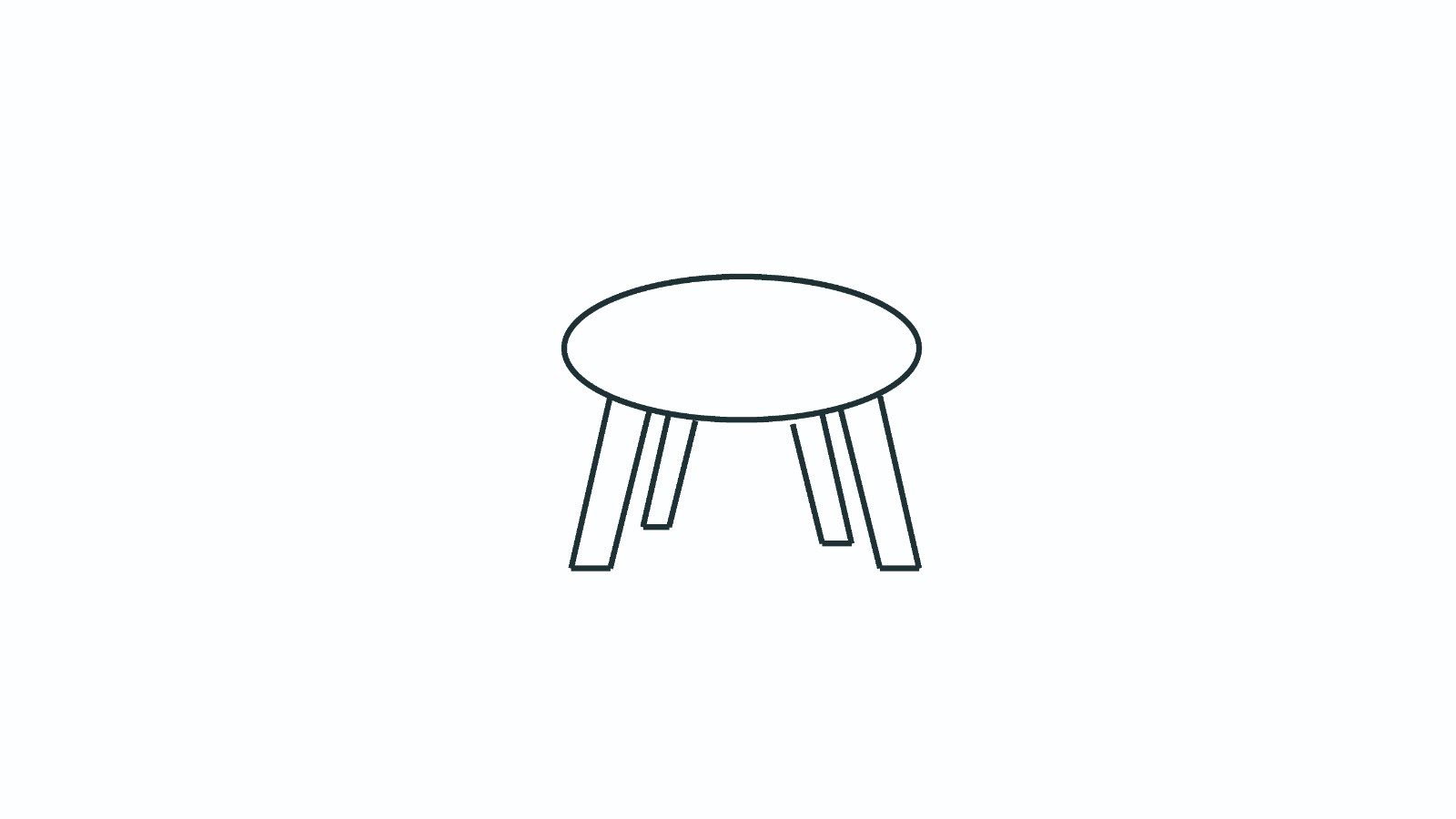 凳子最简单的画法图片