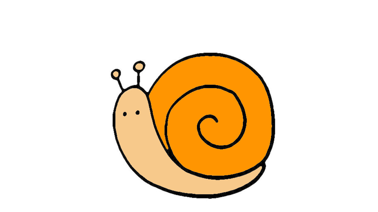 蜗牛的简笔画怎么画蜗牛简笔画步骤