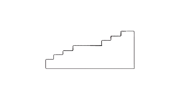 简单的台阶怎么画图片