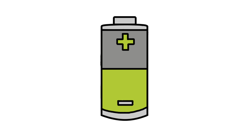 电池简单画法图片