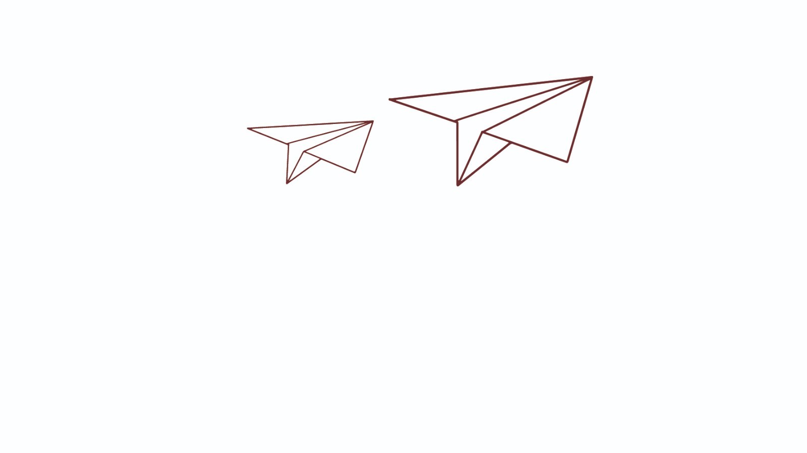 纸飞机简笔画怎么画纸飞机简笔画步骤