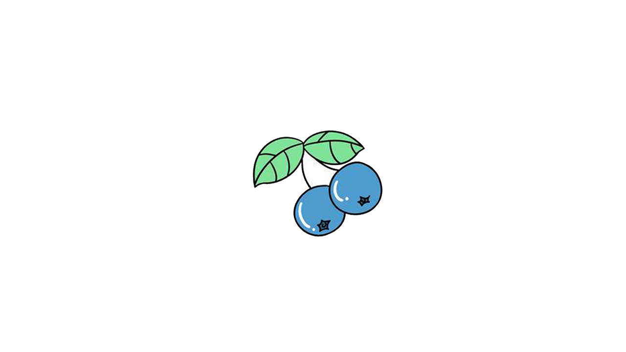 蓝莓简笔画怎么画蓝莓简笔画步骤