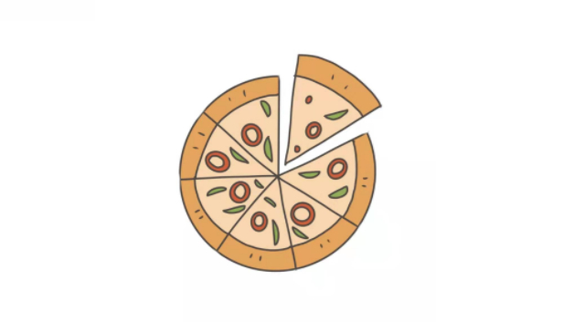 披萨具体简笔画怎么画披萨具体简笔画简单