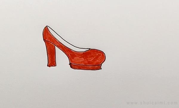 qq红包高跟鞋怎么画图片