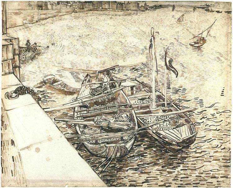 码头 美国 纽约 1888年8月14日