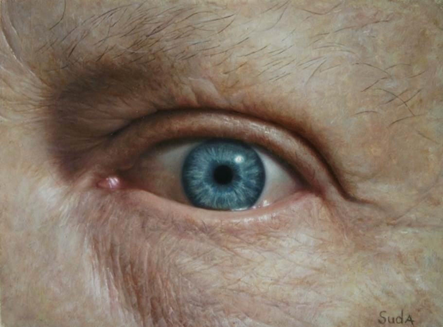美国Joshua Suda艺术家超写实彩铅素描绘画