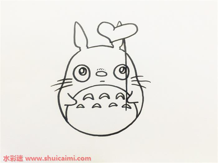 龙猫可爱怎么画 龙猫可爱简笔画简单