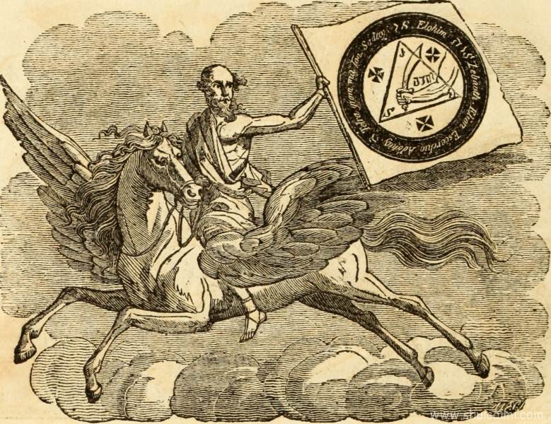 古代欧洲神话插画图片