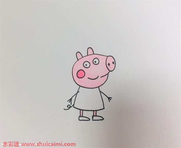 小猪佩奇怎么画 小猪佩奇简笔画图片