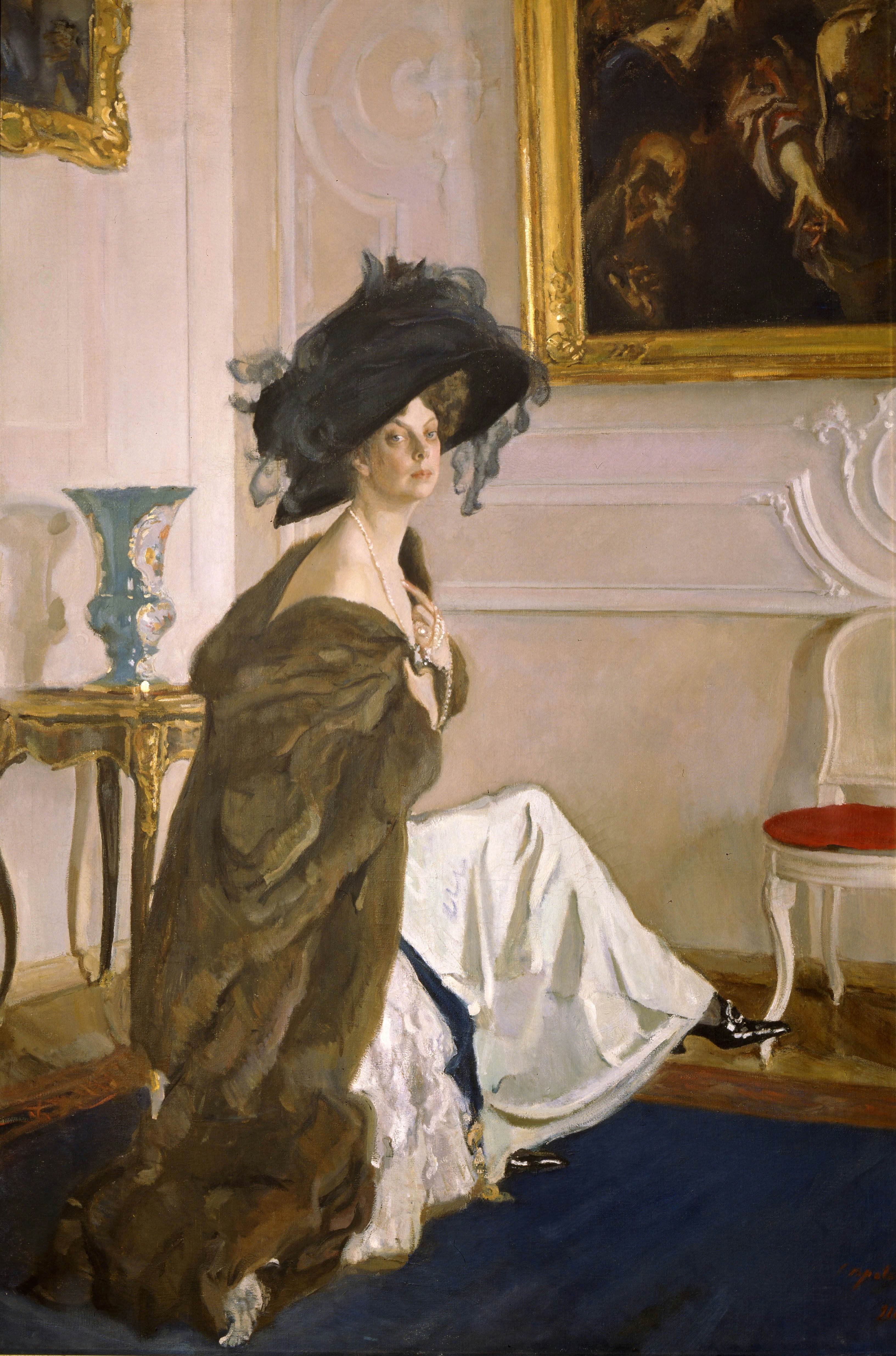 princess olga orlova 瓦伦丁·谢罗夫(valentin serov)油画作品欣赏