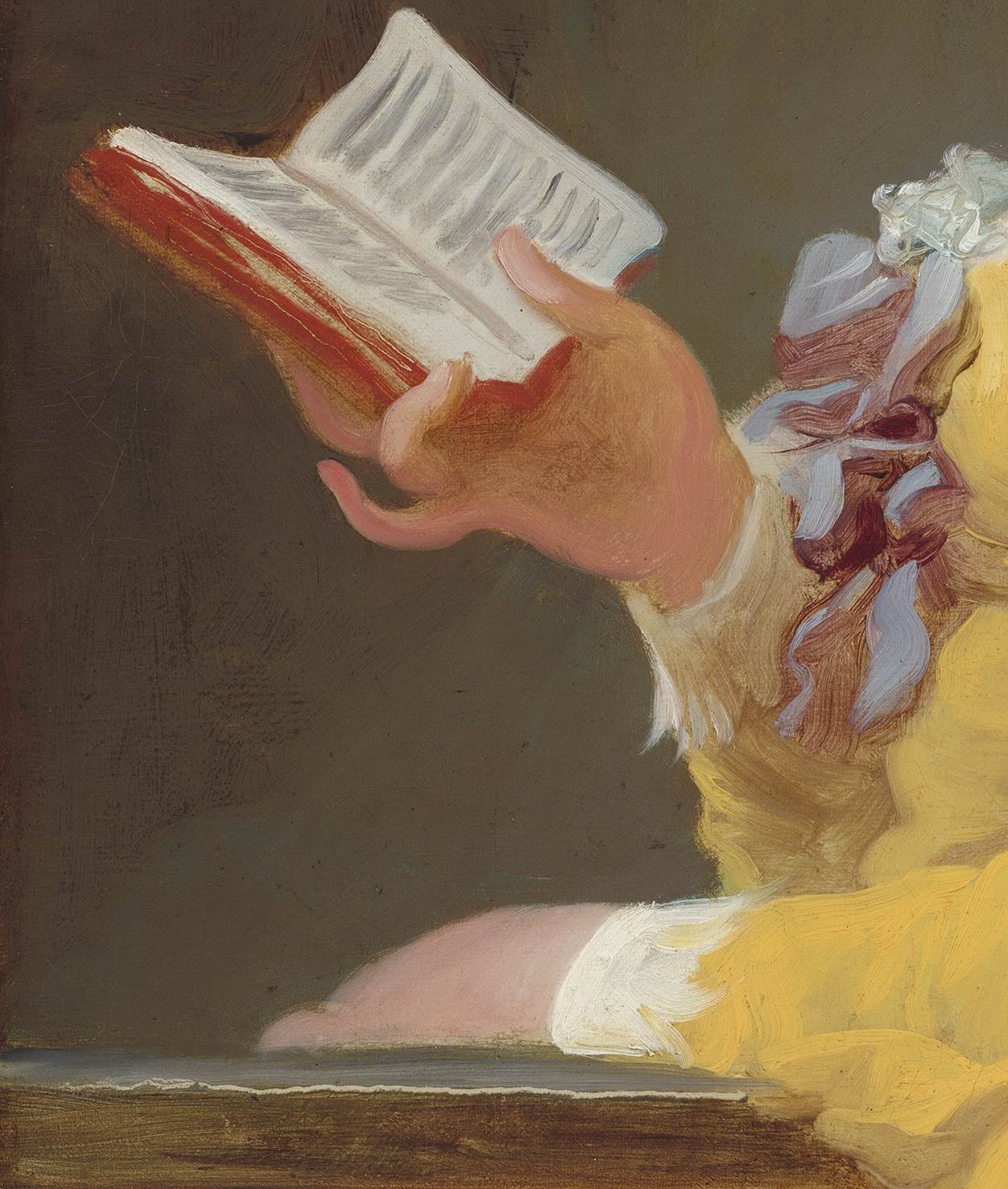 读书的少女young girl reading jean honoré fragonard油画作品欣赏