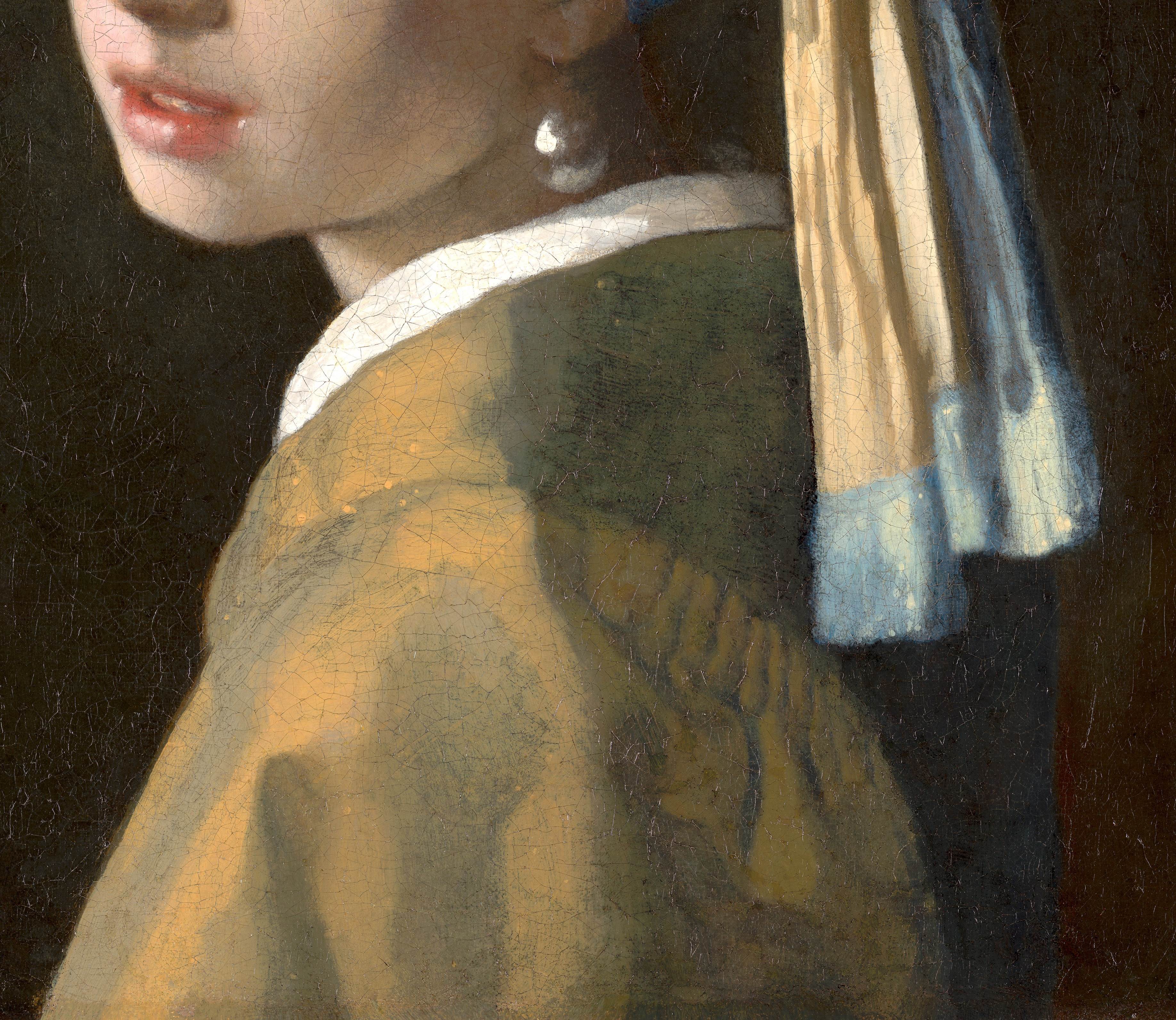 戴珍珠耳环的少女meisjemetdeparel维米尔johannesvermeer油画作品