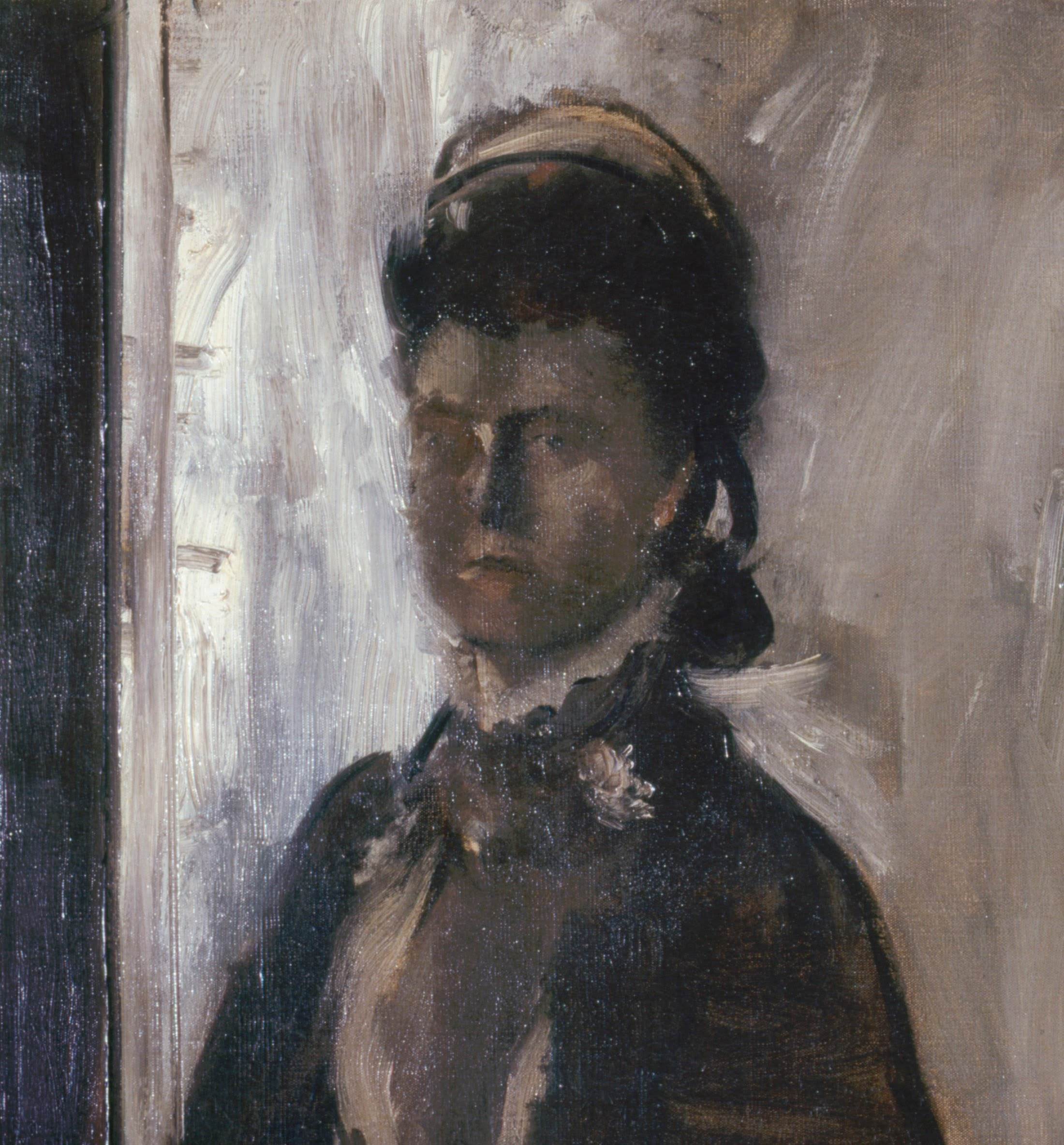 镜中的詹陶夫人Madame Jeantaud au miroir 德加（Edgar Degas）油画
