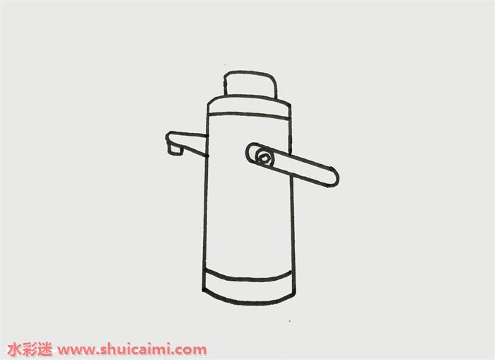 水瓶怎么画水瓶简笔画步骤图