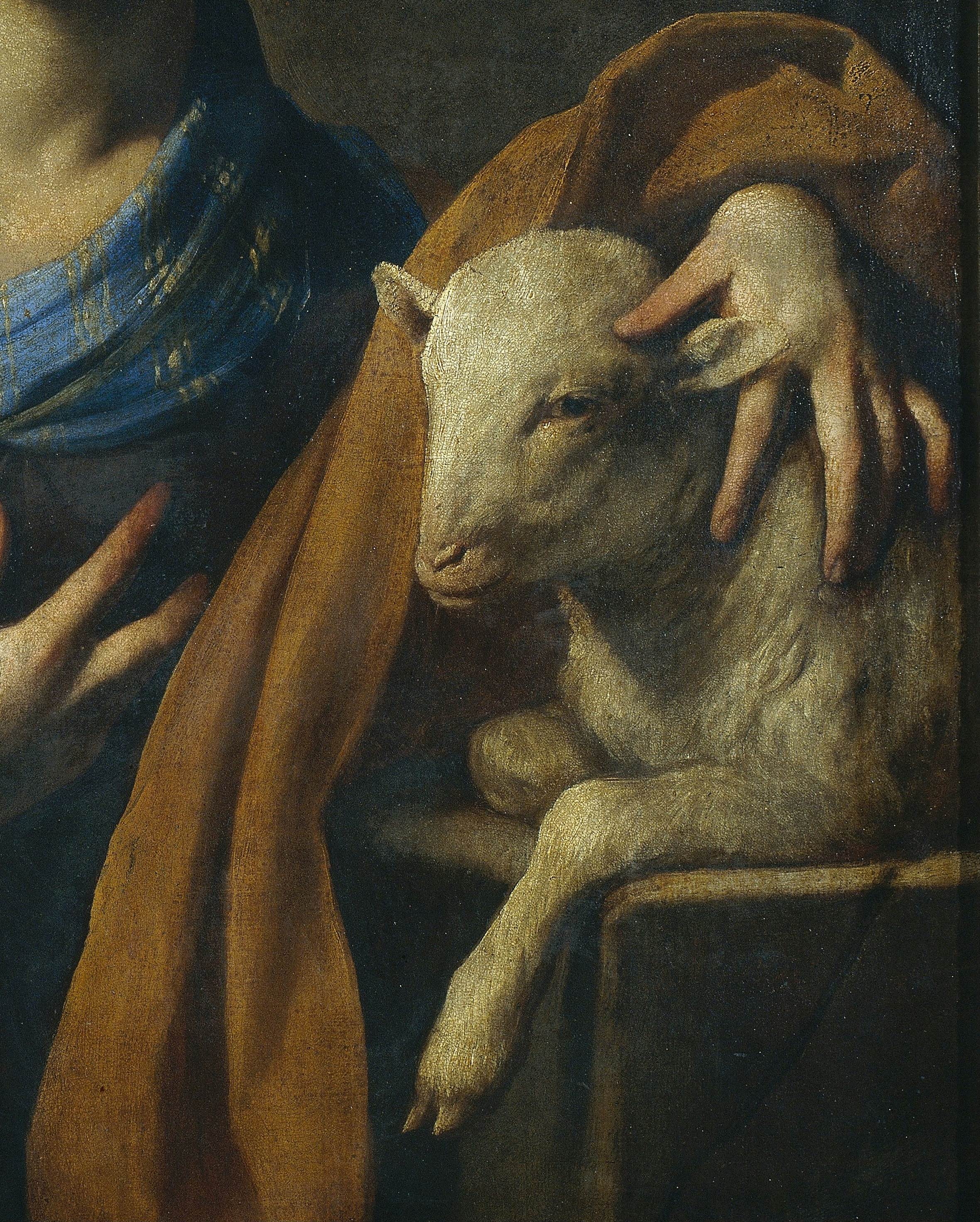 圣艾格尼丝油画作品细节欣赏
