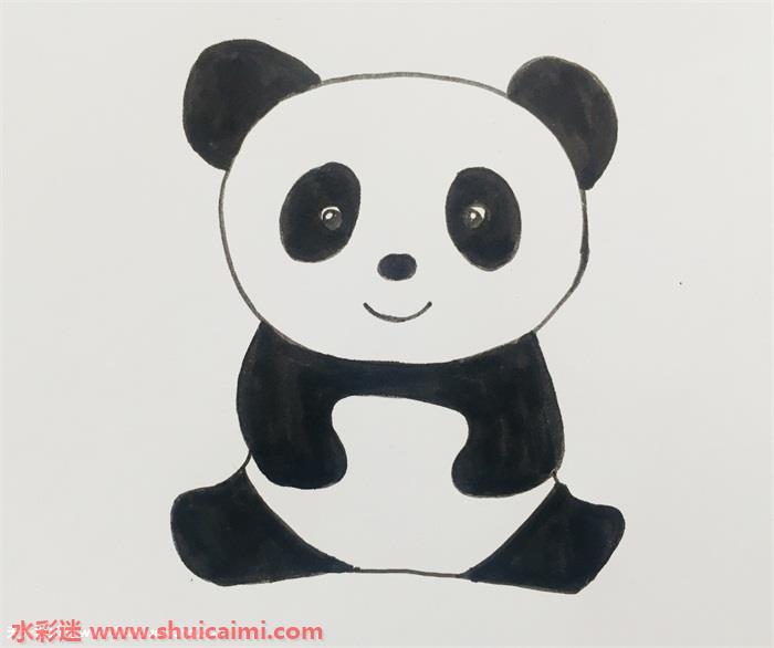 大熊猫的画作图片