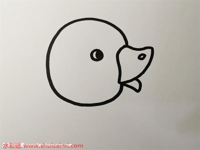 幼儿鸭子怎么画幼儿鸭子简笔画简单易画彩色