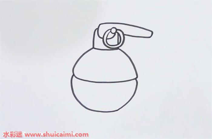 手榴弹画法图片
