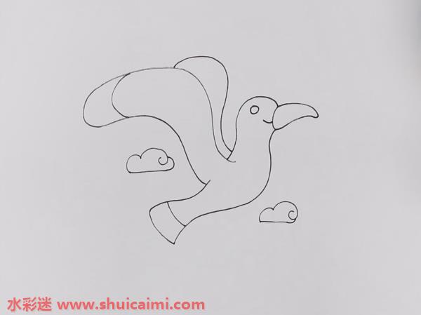 海鹤简笔画图片