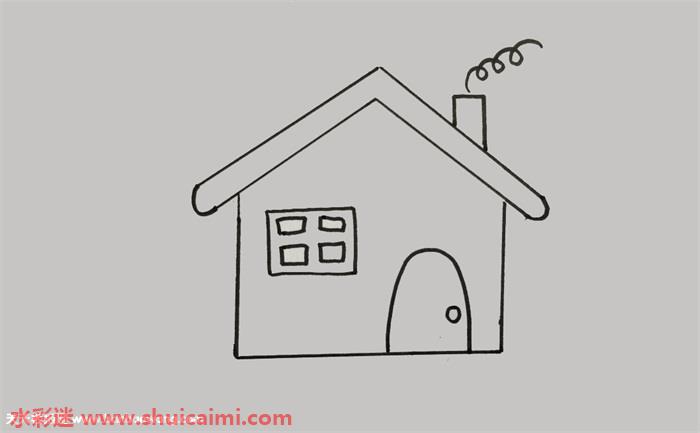 小房子怎么画小房子简笔画简单又漂亮彩色