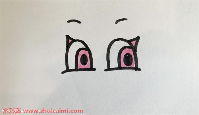 兔子眼睛怎么画简单图片