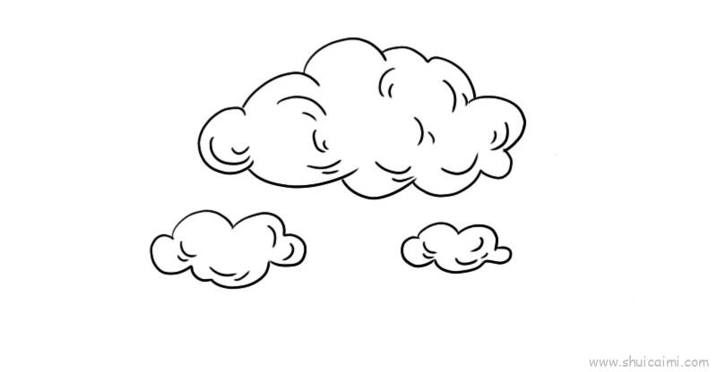 云朵儿童画怎么画云朵简笔画简单又好看