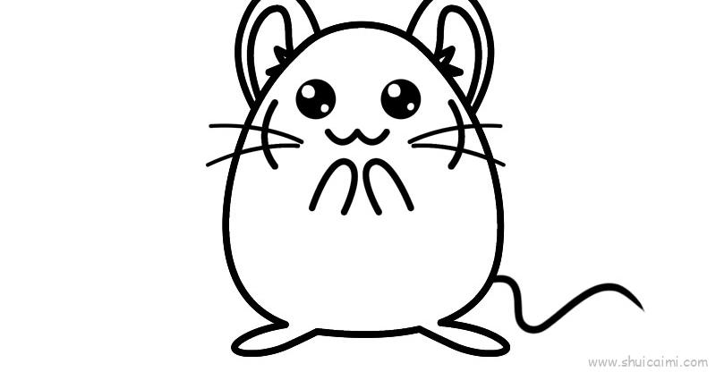 鼠年简笔画的画法图解分享到这里,查找更多鼠年小老鼠简笔画,鼠年小