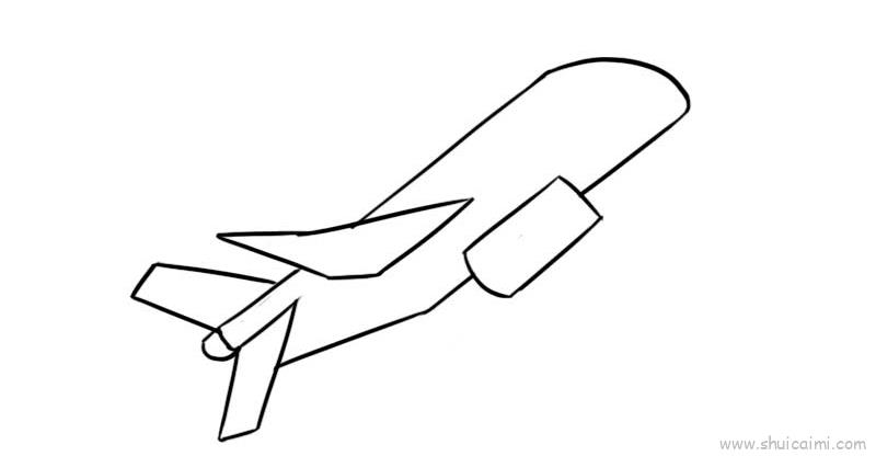 飞机儿童画怎么画 飞机简笔画画法