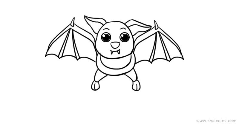 蝙蝠儿童画怎么画 蝙蝠简笔画画法