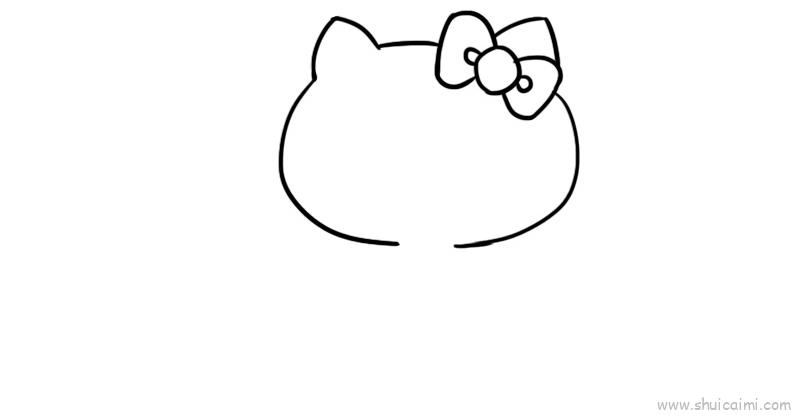 kt猫的画法图片