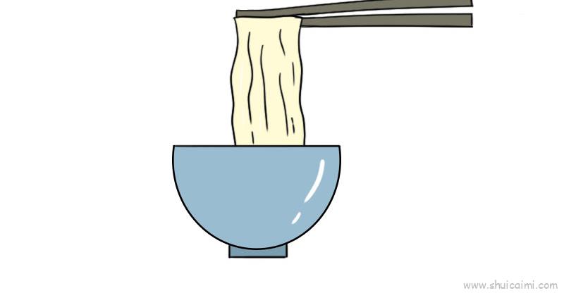noodles简笔画图片
