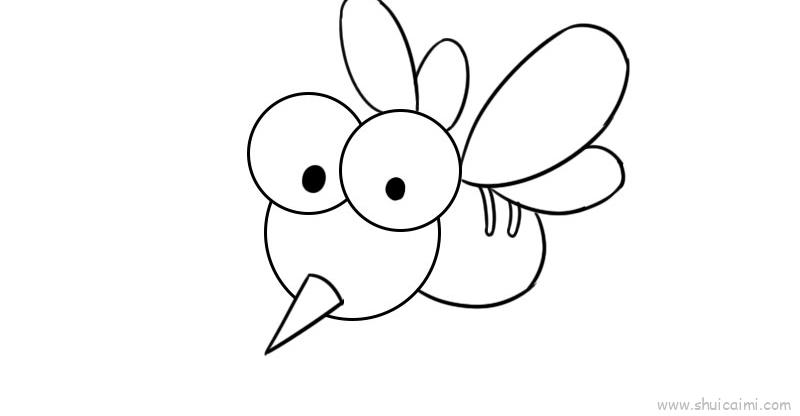 最简单的苍蝇怎么画图片