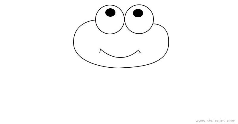 青蛙儿童画怎么画青蛙简笔画画法