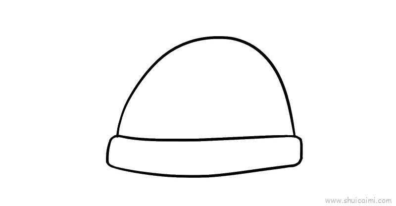 针织帽子儿童画怎么画针织帽子简笔画好看